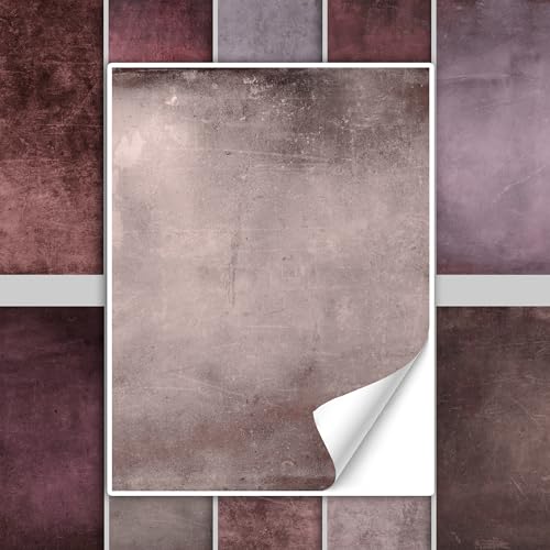 GRAZDesign Wandfliesen Selbstklebend Rot Töne Hochwertige Klebefliesen Bad & Küche Design Fliesen - 15x20cm / 40 Stück von GRAZDesign