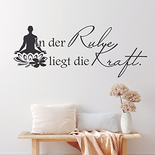 GRAZDesign Wandtattoo Bad Sprüche Wellness Wandaufkleber Badezimmer Wand Aufkleber - 77x30cm / 091 gold von GRAZDesign