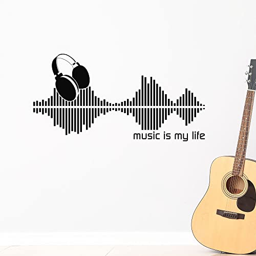 GRAZDesign Wandtattoo Equalizer music is my life Wohnzimmer Jugendzimmer Musikraum - 112x57cm / 010 weiss GRAZDesign Wandtattoo Equalizer music is my life Wohnzimmer Jugendzimmer Musikraum - 112x57cm / 010 weiss von GRAZDesign