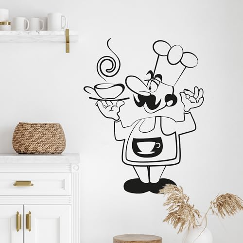 GRAZDesign Wandtattoo Koch Küche | Küchenaufkleber selbstklebend - 39x30cm / 049 königsblau GRAZDesign Wandtattoo Koch Küche | Küchenaufkleber selbstklebend - 39x30cm / 049 königsblau von GRAZDesign