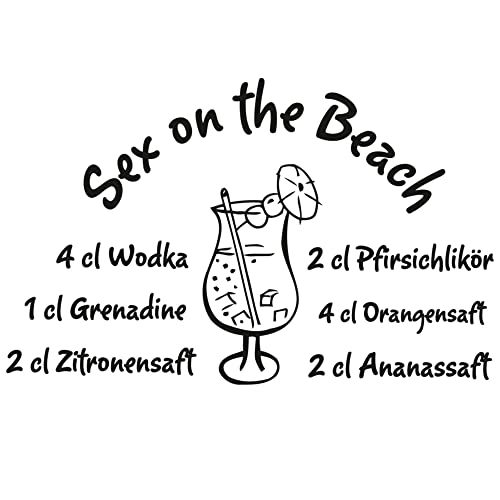 GRAZDesign Wandtattoo Küche Cocktail Rezept Wandsticker Sticker Esszimmer, Wanddeko Wand-Aufkleber, Küchen Deko selbstklebend, 48x30cm, 080 braun GRAZDesign Wandtattoo Küche Cocktail Rezept Wandsticker Sticker Esszimmer, Wanddeko Wand-Aufkleber, Küchen Deko selbstklebend, 48x30cm, 080 braun von GRAZDesign