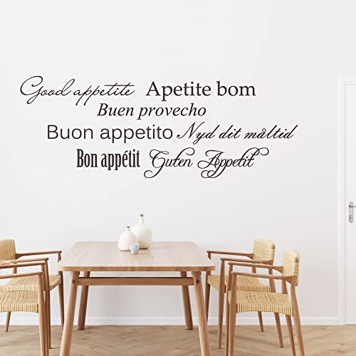 GRAZDesign Wandtattoo Küche Guten Appetit Buon Appetito - Wandsticker Sticker Esszimmer, Wanddeko Wand-Aufkleber, Küchen Deko selbstklebend, 82x30cm, 080 braun GRAZDesign Wandtattoo Küche Guten Appetit Buon Appetito - Wandsticker Sticker Esszimmer, Wanddeko Wand-Aufkleber, Küchen Deko selbstklebend, 82x30cm, 080 braun von GRAZDesign
