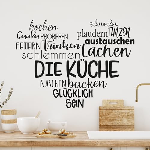 GRAZDesign Wandtattoo Küche Küchenregeln Aufkleber Hausregeln Deko modern | Küchenaufkleber - 76x57cm / 080 braun GRAZDesign Wandtattoo Küche Küchenregeln Aufkleber Hausregeln Deko modern | Küchenaufkleber - 76x57cm / 080 braun von GRAZDesign