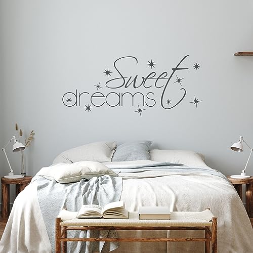 GRAZDesign Wandtattoo Schlafzimmer Sprüche Sweet dreams über Bett Wandaufkleber - 113x50cm / 056 lichtblau GRAZDesign Wandtattoo Schlafzimmer Sprüche Sweet dreams über Bett Wandaufkleber - 113x50cm / 056 lichtblau von GRAZDesign