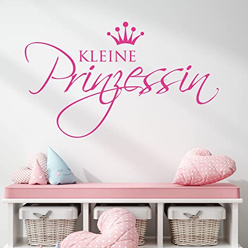 GRAZDesign Wandtattoo kleine Prinzessin für Kinderzimmer - 83x50cm / 045 hellrosa von GRAZDesign