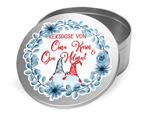 GRAZDesign Keksdose personalisiert mit Namen | Weihnachtskekse-Dose runde Gebäckdose | Plätzchendose mit Namen | Dose für Weihnachtsplätzchen Geschenk Keksdose von Oma und Opa Wunschnamen GRAZDesign Keksdose personalisiert mit Namen | Weihnachtskekse-Dose runde Gebäckdose | Plätzchendose mit Namen | Dose für Weihnachtsplätzchen Geschenk Keksdose von Oma und Opa Wunschnamen von GRAZDesign
