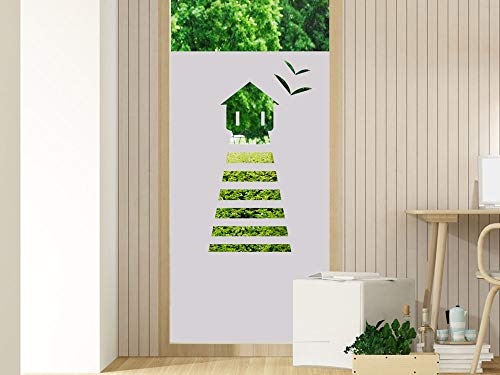 GRAZDesign Sichtschutzfolie Duschkabine Aufkleber - Selbstklebende blickdichte Fensterfolie - Glasfolie/Motiv: Leuchtturm Nordsee Meer maritim / 70x100cm Breite x Höhe von GRAZDesign