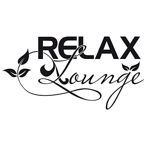 GRAZDesign Wandtattoo Bad Relax Lounge Wellness Wandaufkleber Badezimmer Wand Aufkleber - 110x57cm / 071 grau von GRAZDesign