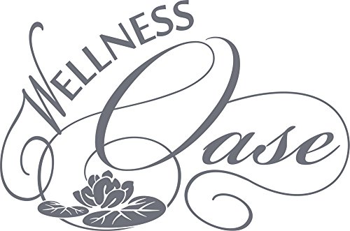 GRAZDesign Wandtattoo Bad Wellnessoase, Wandaufkleber Badezimmer Wand Aufkleber - 45x30cm / 071 grau von GRAZDesign