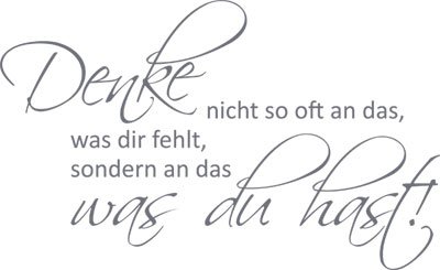 GRAZDesign Wandtattoo Sprüche Motivation für Betrieb, Büro, Wohnzimmer, Sport Wandaufkleber - 65x40cm / 071 grau von GRAZDesign