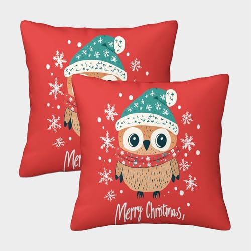 GRBASNDOU Set Von 2 Weihnachtskissen 40x40cm Dekorative Kissenbezüge Aus Polyester Für Weihnachtsdekoration Und Sofa Christmas Decorations GRBASNDOU Set Von 2 Weihnachtskissen 40x40cm Dekorative Kissenbezüge Aus Polyester Für Weihnachtsdekoration Und Sofa Christmas Decorations von GRBASNDOU