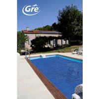 GRE Isothermabdeckplane, Breite: 495 cm, Polyethylen (PE) - blau von GRE