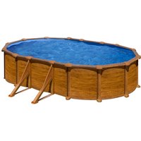 GRE Ovalpool, Holzoptik, BxHxL: 300 x 132 x 500 cm - braun von GRE