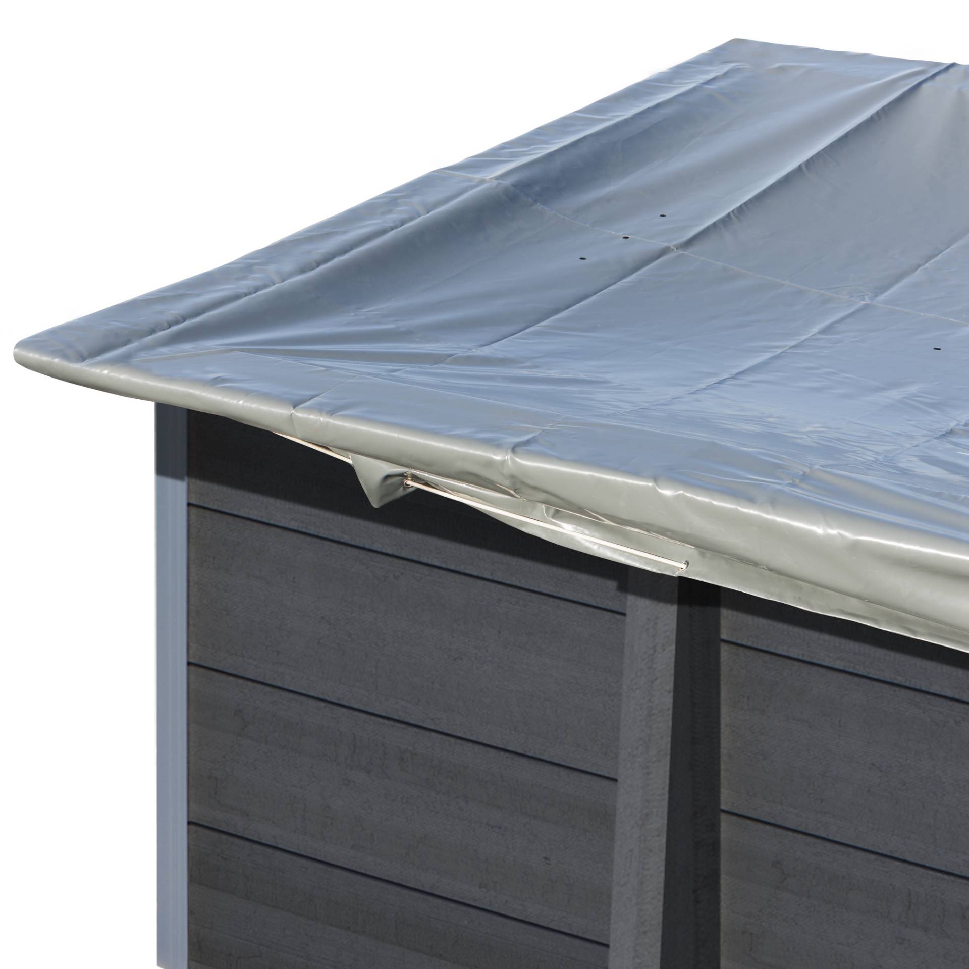 GRE Pool-Winterabdeckung grau 376 x 516 cm GRE Pool-Winterabdeckung grau 376 x 516 cm von GRE