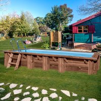 GRE Rechteckpool Set »Mango«, rechteckig, BxLxH: 320 x 618 x 130 cm - braun GRE Rechteckpool Set »Mango«, rechteckig, BxLxH: 320 x 618 x 130 cm - braun von GRE