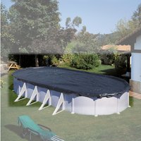 GRE Winterabdeckplane, Breite: 410 cm, Polyethylen (PE) - schwarz von GRE