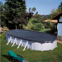 GRE Winterabdeckplane, Breite: 460 cm, Polyethylen (PE) - schwarz von GRE