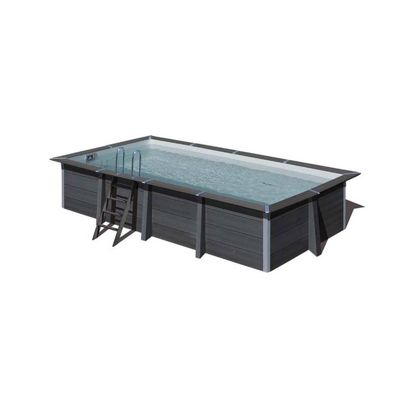 Gre Pool Avantgarde Rechteckig Composite mit LED 606 cm x 326 cm x 124 cm Braun von GRE