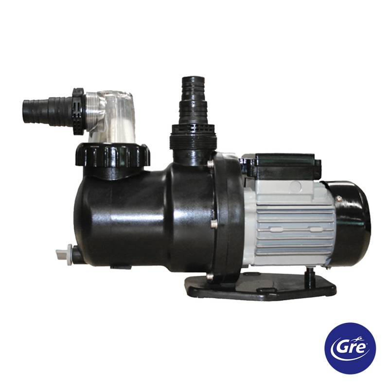 Gre Pool-Filterpumpe Selbstansaugende 3/4 PS für bis 9,5 m³/h Schwarz Gre Pool-Filterpumpe Selbstansaugende 3/4 PS für bis 9,5 m³/h Schwarz von GRE