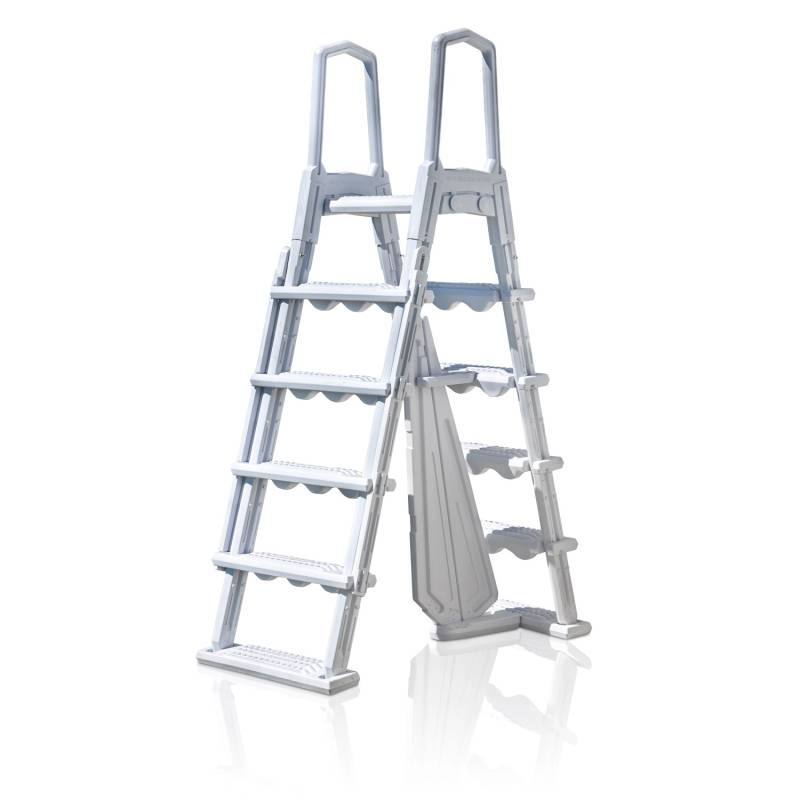 Gre Sicherheitsleiter aus HDPE 2 X 4 Stufen Weiß Gre Sicherheitsleiter aus HDPE 2 X 4 Stufen Weiß von GRE