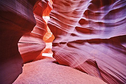 GREAT ART® Fototapete – Antelope Canyon – Wandbild Dekoration Amerika USA Wüste Arizona Page Slot Canyon Höhle Fels Bild Wallpaper Foto-Tapete Wandtapete Poster (210 x 140 cm) von GREAT ART
