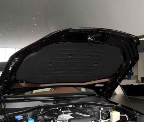 GREB Auto Fronthaube Motor Dämmatte für Audi Q7 2006 2007 2008 2009 2010 2011 2012 2013 2014 2015, Auto Front Hood Sound Wärmedämmung Pad Motor Schallschutz Baumwolle Pad Zubehör von GREB