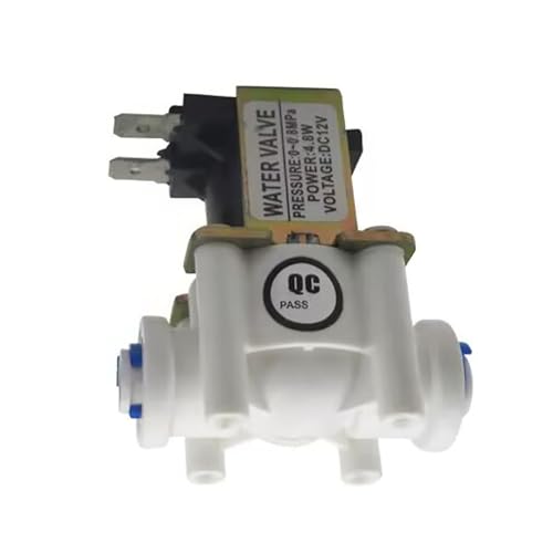 GREDIA Magnetventil, 1/4 Zoll Gleichstrom, 12 V, N/C, normal geschlossener Wassereinlass-Durchfluss-Schalter von GREDIA