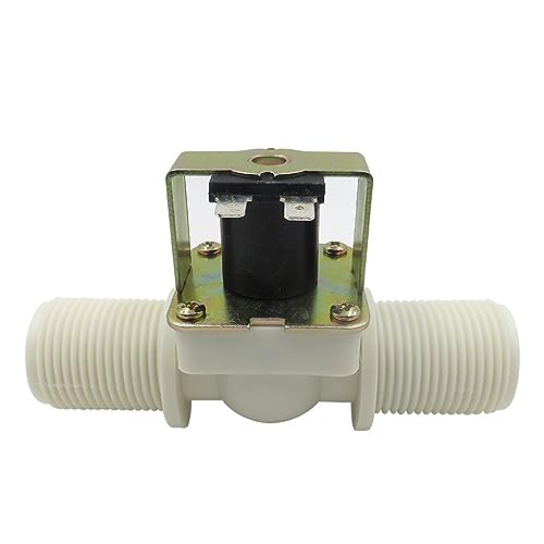 GREDIA Magnetventil, 1,9 cm, Gleichstrom, 12 V, N/C, normal geschlossener Wassereinlass-Durchfluss-Schalter von GREDIA