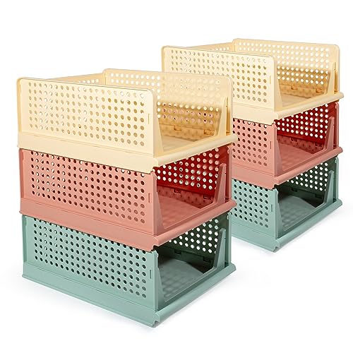 GREELUE Schrank Organizer Kleiderschrank 3 Stück, Faltbare Aufbewahrungsbox, Ordnungssystem für Schubladen, Schließfächer, Kleiderschränke (Farben-2) von GREELUE