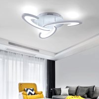 30W LED Acryl Kronleuchter Deckenleuchte Wohnzimmer Esszimmer Deckenlampe Kaltes Weiß von GREELUSTR