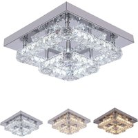 Led 3-seitige Kristall Deckenleuchten Moderne Wohnzimmer Eingangsgang Lampe 52W von GREELUSTR