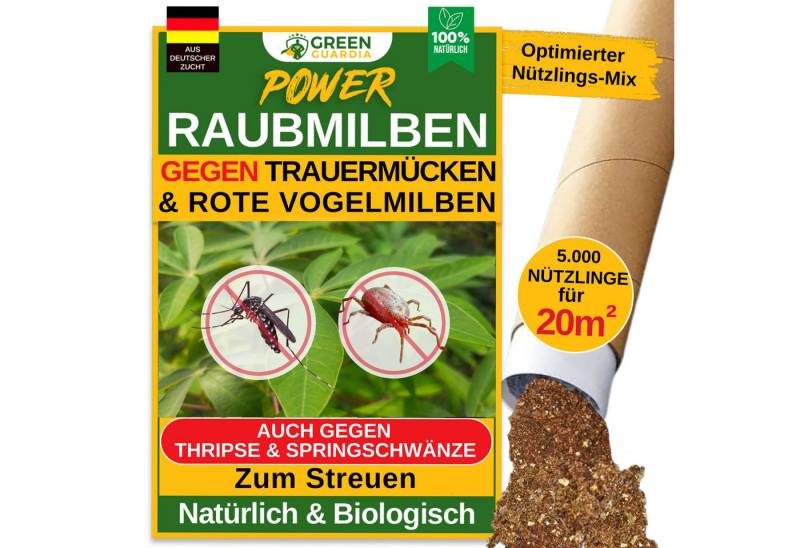 GREEN GUARDIA Insektenvernichter Raubmilben gegen Trauermücken & Rote Spinnmilben - Streuware, effektive und umweltfreundliche Alternative Schädlinge zu bekämpfen GREEN GUARDIA Insektenvernichter Raubmilben gegen Trauermücken & Rote Spinnmilben - Streuware, effektive und umweltfreundliche Alternative Schädlinge zu bekämpfen von GREEN GUARDIA