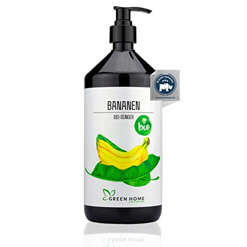 GREEN HOME LOVE NATURE® 1L BIO Bananendünger mit hohem Nährstoffgehalt - nachhaltiger Bananen Dünger einfach zu dosieren - Made in Germany von GREEN HOME LOVE NATURE