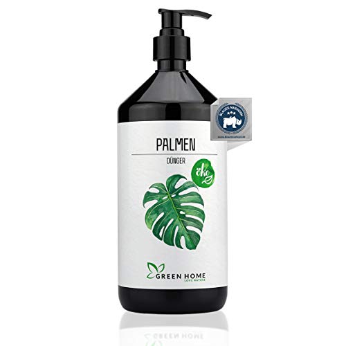 GREEN HOME LOVE NATURE® 1L Palmendünger flüssig mit hohem Nährstoffgehalt - nachhaltiger Dünger für Palmen einfach zu dosieren - Made in Germany von GREEN HOME LOVE NATURE
