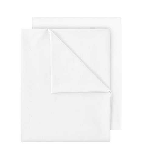 2er Pack Betttuch/Bettlaken/Haustuch 250x150 cm Doppelpack weiß von Green Mark Textilien® 100% Baumwolle von GREEN MARK Textilien