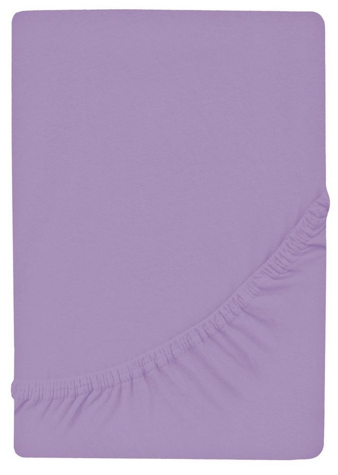 GREEN MARK Textilien Spannbettlaken Jersey Spannbetttuch in vielen Größen und Farben, 100% Baumwolle, Gummizug: rundum, (1 Stück), Jersey Spannbettlaken, Spannbetttuch in vielen Größen und Farben von GREEN MARK Textilien