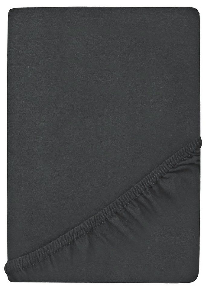 GREEN MARK Textilien Spannbettlaken Jersey Spannbetttuch in vielen Größen und Farben, 100% Baumwolle, Gummizug: rundum, (1 Stück), Jersey Spannbettlaken, Spannbetttuch in vielen Größen und Farben von GREEN MARK Textilien