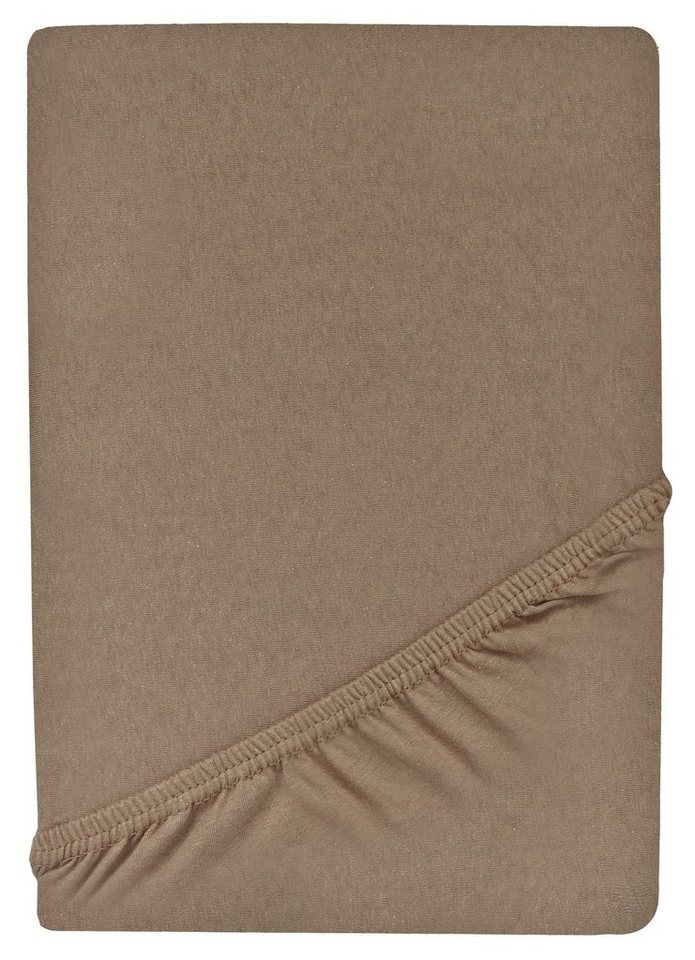 GREEN MARK Textilien Spannbettlaken Jersey Spannbetttuch in vielen Größen und Farben, 100% Baumwolle, Gummizug: rundum, (1 Stück), Jersey Spannbettlaken, Spannbetttuch in vielen Größen und Farben von GREEN MARK Textilien