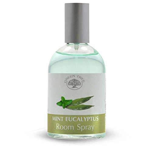 GREEN TREE CANDLE Zimmer Spray Eucalyptus Mint 100ml, Weiß von GREEN TREE CANDLE