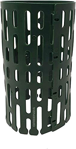 GREEN24 2 Stck. Stammschutz-Manschette gegen Mähschäden - schützt Bäumstämme im Rasen gegen mechanische Beschädigungen durch Rasenmäher, Freischneider, Kantenschneider (2 Stück) von GREEN24