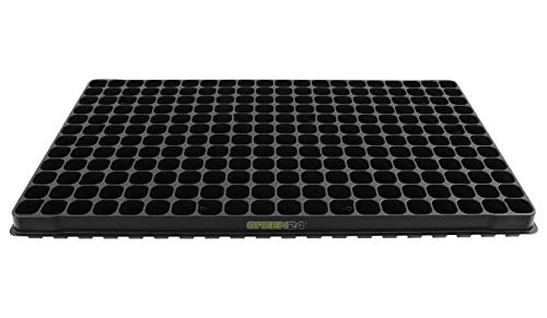 GREEN24 Anzuchtplatte Topfplatte mit 240 Pflanztöpfen - 240er Topfpalette Blumentöpfe von GREEN24