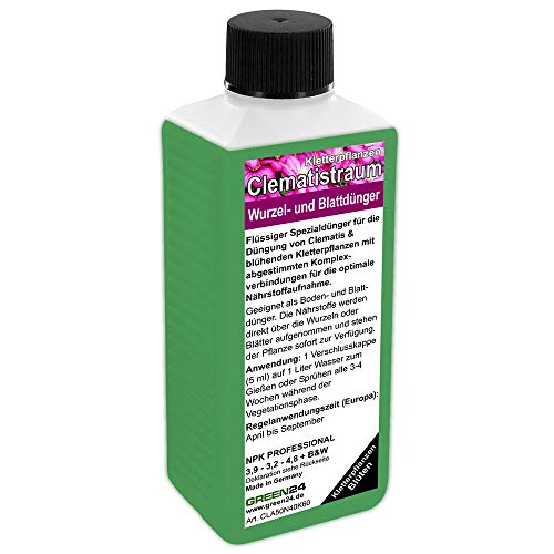 Clematis-Dünger Kletterpflanzen Flüssigdünger HIGHTECH NPK Volldünger - Pflanzen düngen Clematis-Dünger Kletterpflanzen Flüssigdünger HIGHTECH NPK Volldünger - Pflanzen düngen von GREEN24
