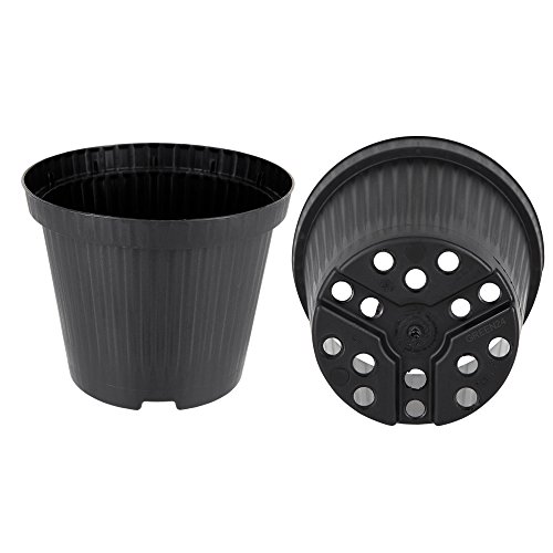 GREEN24 Runde Pflanztöpfe Ø 11 cm 100 Stck. Profi Anzuchttopf Pflanztopf Blumentopf Rundtöpfe von GREEN24