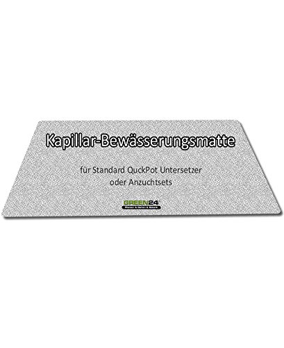 GREEN24 STP Kapillarmatte als Zubehör für Standard QuickPot Untersetzer 33,5x51,5cm von GREEN24