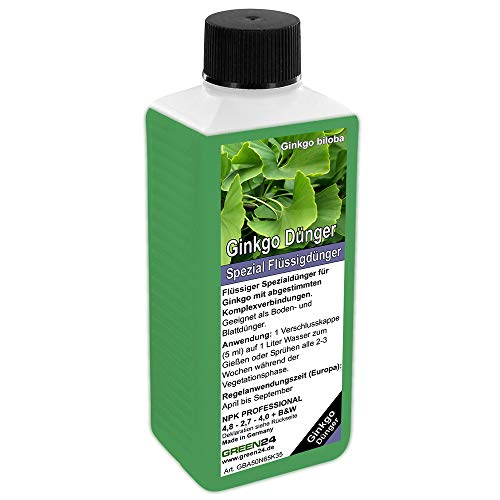 Ginkgo-Dünger Ginkgobäume düngen, Premium Flüssigdünger als NPK Volldünger Ginkgo-Dünger Ginkgobäume düngen, Premium Flüssigdünger als NPK Volldünger von GREEN24