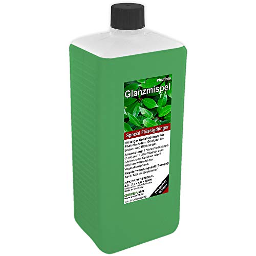 Photinia-Dünger XL 1 Liter Pflanzen Dünger für Glanzmispel Lorbeermispel Photinien Photinia-Dünger XL 1 Liter Pflanzen Dünger für Glanzmispel Lorbeermispel Photinien von GREEN24