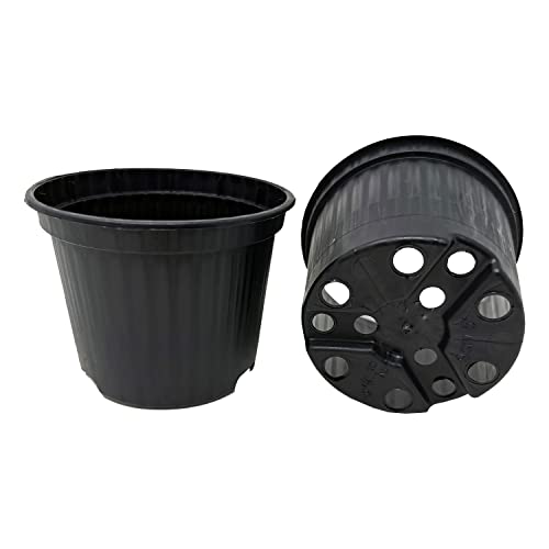 GREEN24 Runde Pflanztöpfe Ø 9 cm 100 Stck. Profi Anzuchttopf Pflanztopf Blumentopf Rundtöpfe von GREEN24