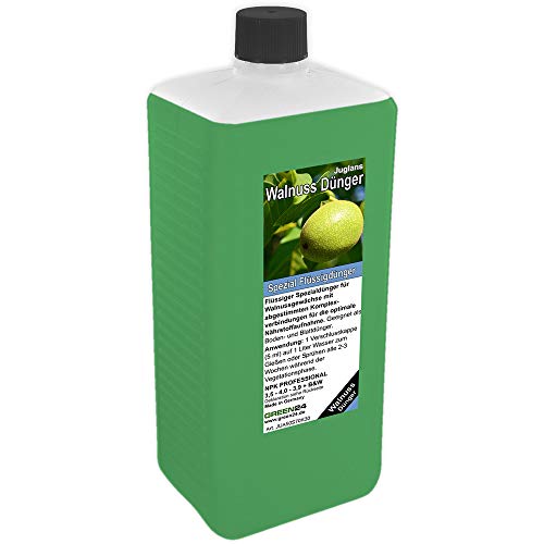 Walnussbaum-Dünger XL 1 Liter HIGH-TECH Spezial Baumdünger für Walnuss-Pflanzen, Juglans Arten von GREEN24