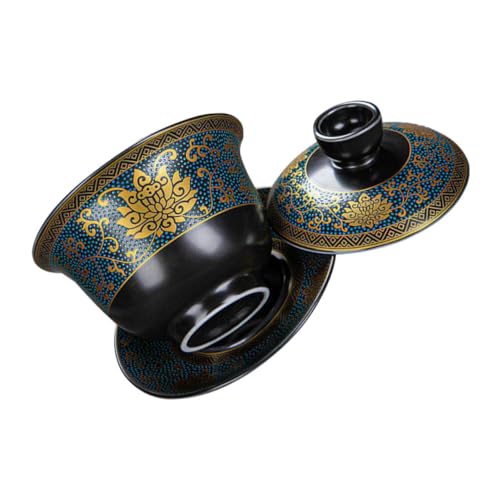 GREENADSCAPE Elegantes Chinesisches Teetassen-set Terrine Teetasse Keramik-teetassen-tablett Für Teeliebhaber von GREENADSCAPE