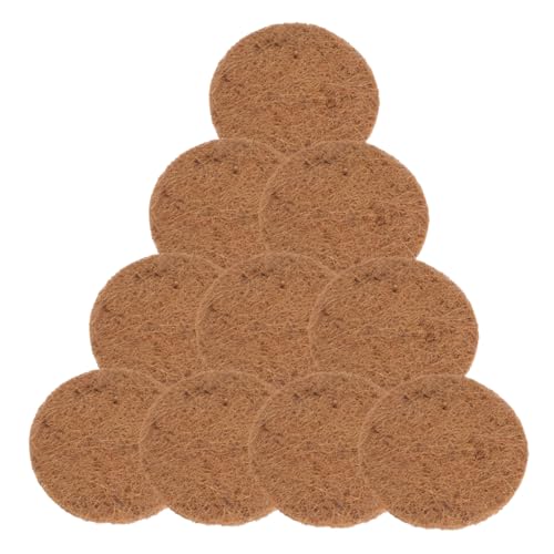 GREENADSCAPE 10 Stück Kokosfasermatten Für Tauben-nester Natürliche Nistunterlagen Vogelzuchtmatte Weiche Matte Für Tiere Und Pflanzen von GREENADSCAPE